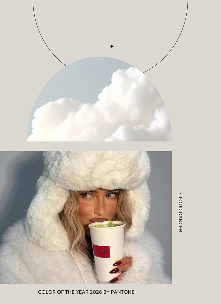 Color of the Year 2026 by PANTONE_Cloud Dancer