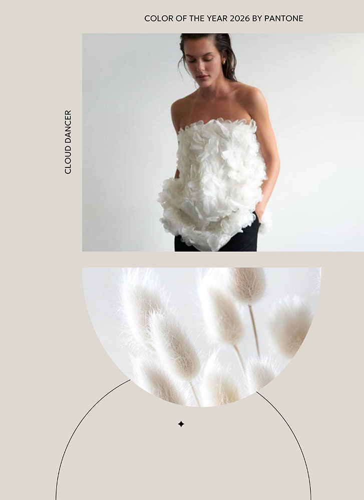 Color of the Year 2026 by PANTONE_Cloud Dancer