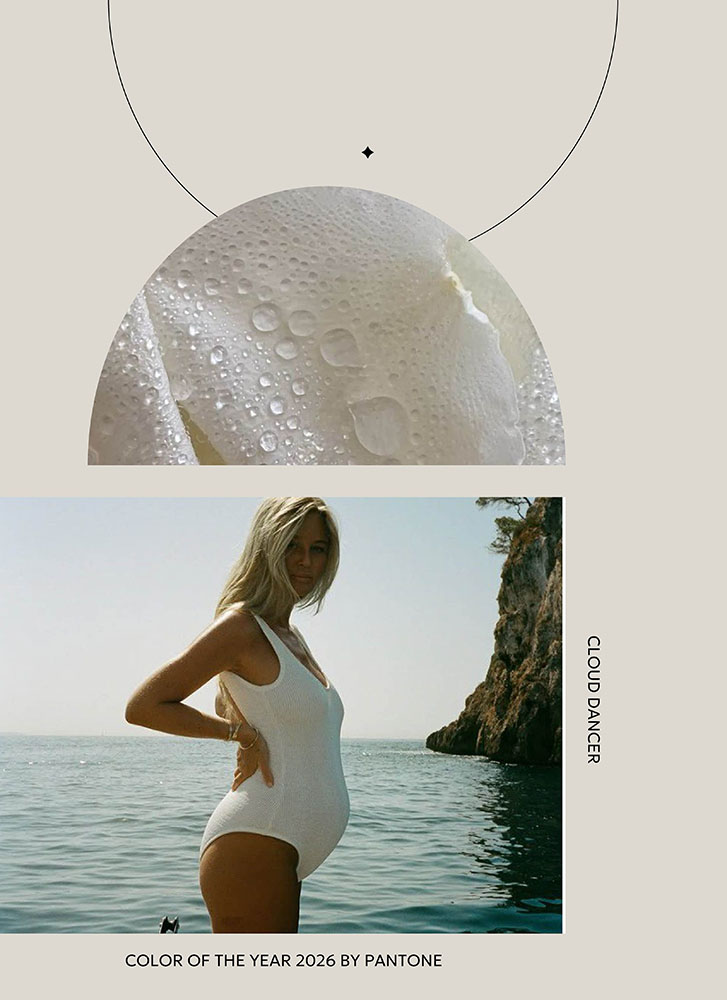 Color of the Year 2026 by PANTONE_Cloud Dancer