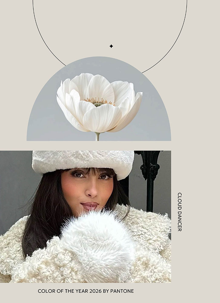 Color of the Year 2026 by PANTONE_Cloud Dancer