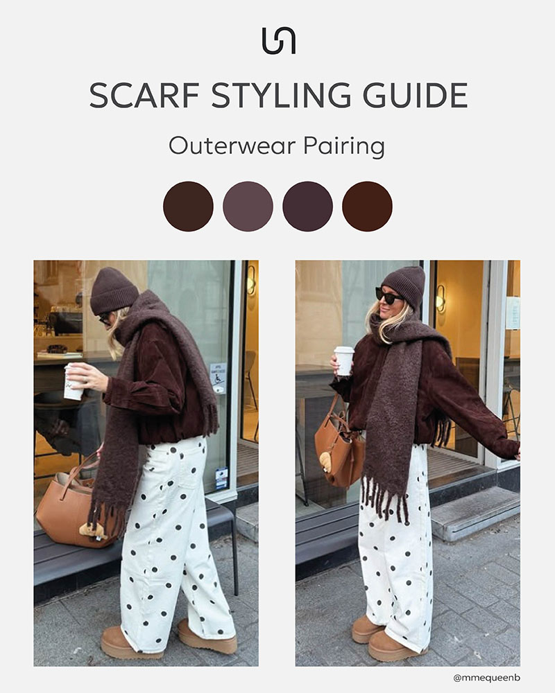 How to Style a Scarf: Outerwear Pairing_FASHIONISTA