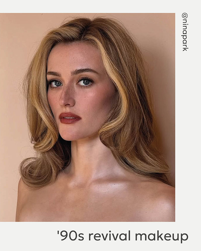 Trendy makeup 2026_'90s Revival Makeup_FASHIONISTA