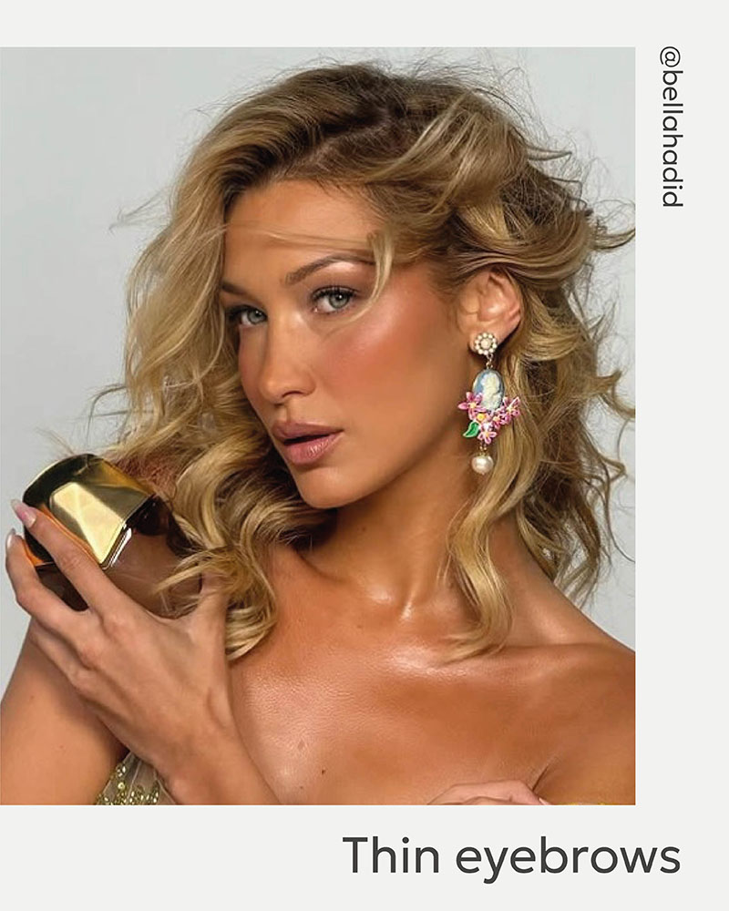 Trendy makeup 2026_Slim Brows_FASHIONISTA