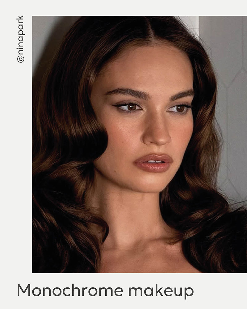 Trendy makeup 2026_Monochrome Makeup_FASHIONISTA