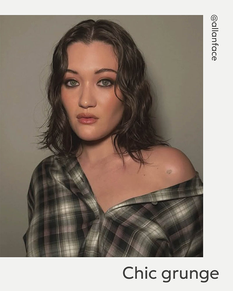 Trendy makeup 2026_Сhic Grunge_FASHIONISTA