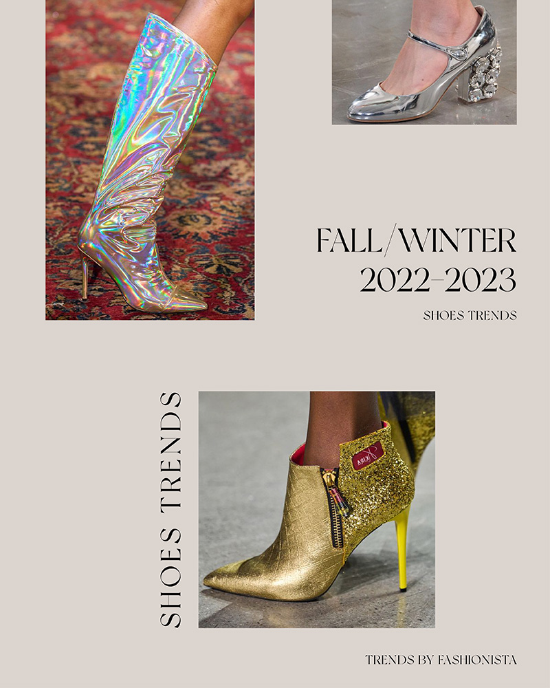 FallWinter ShoesTrends '22-23 by FASHIONISTA МЕТАЛІК